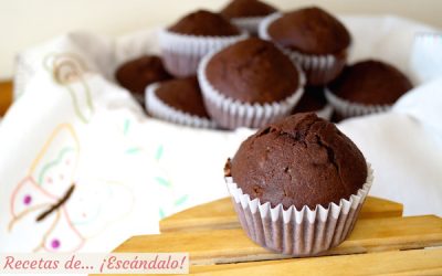 MAGDALENAS DE CHOCOLATE